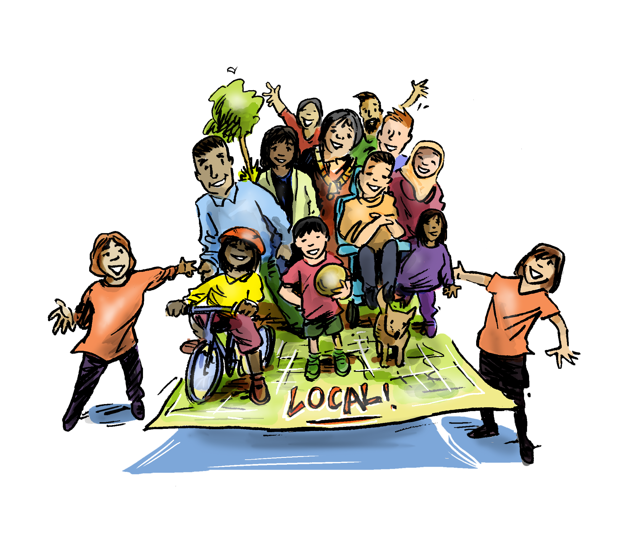 Local community-government colour